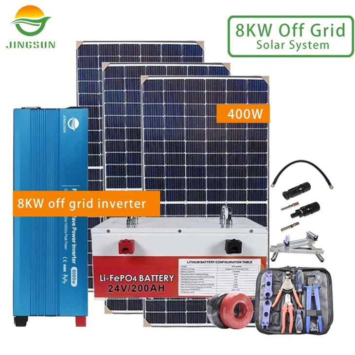 Sistema solar fuera de la red de 8KW