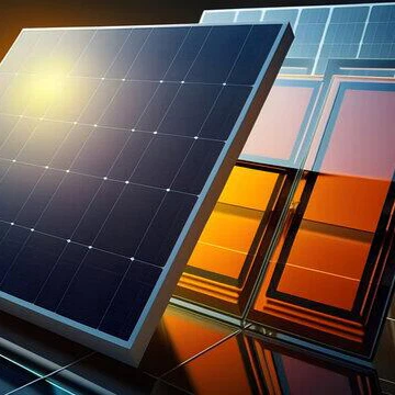 Selección del material del panel solar
