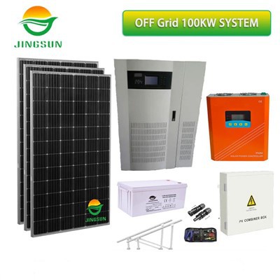 Sistema solar fuera de la red de 100 KW